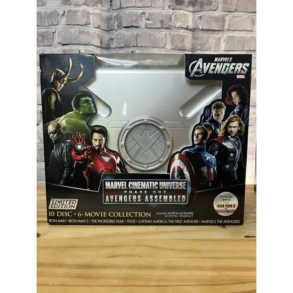 Marvel Cinematic Universe: Phase One - Avengers Assembled (Blu-ray Disc,...